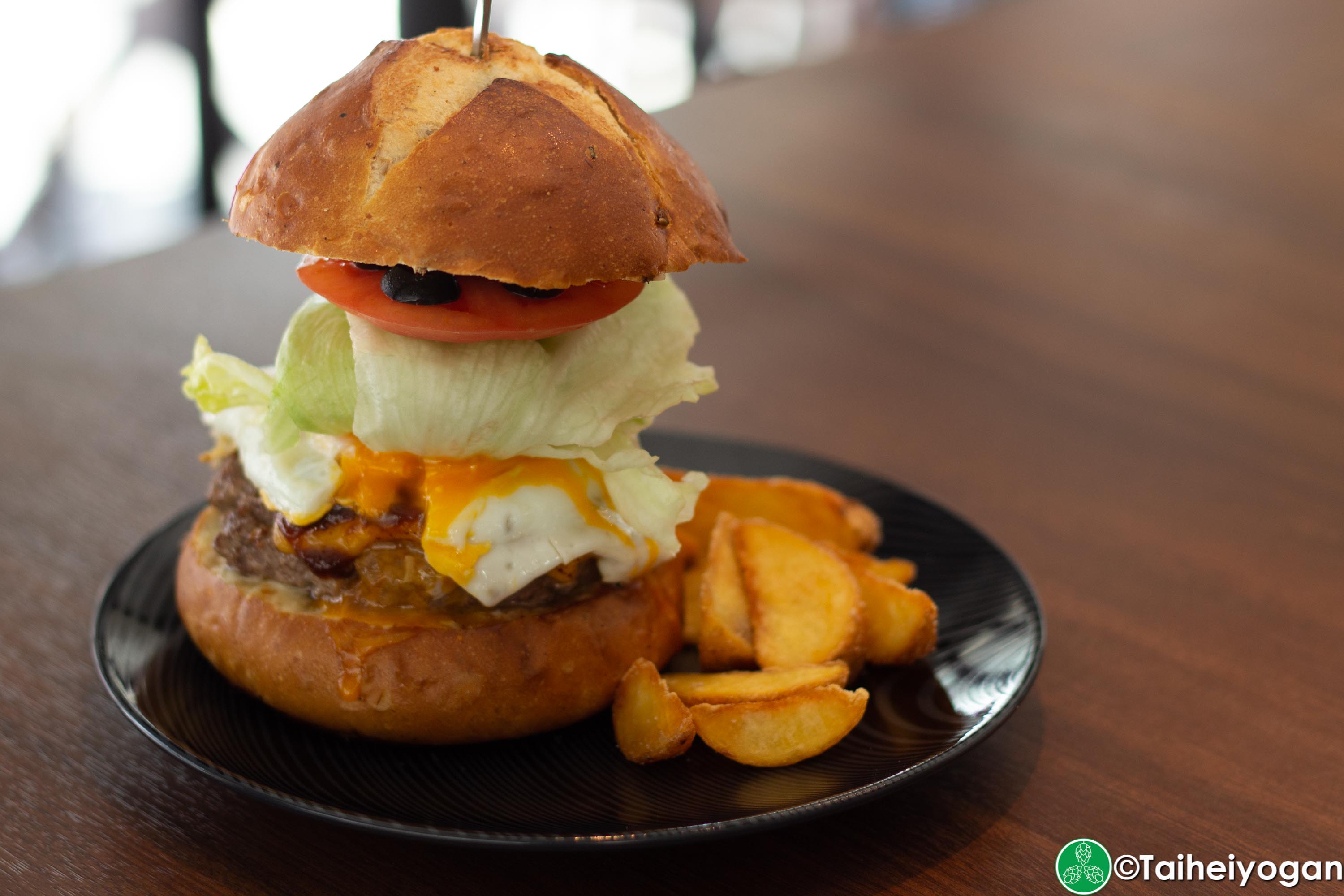 Tokyo Aleworks Taproom - Menu - Egg Burger